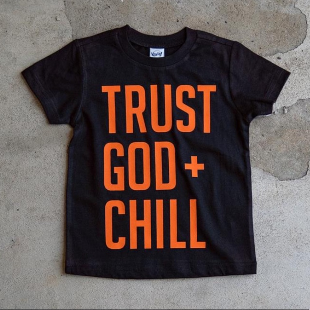 Kid’s Youth ‘Trust God & Chill’ Short Sleeve Tee